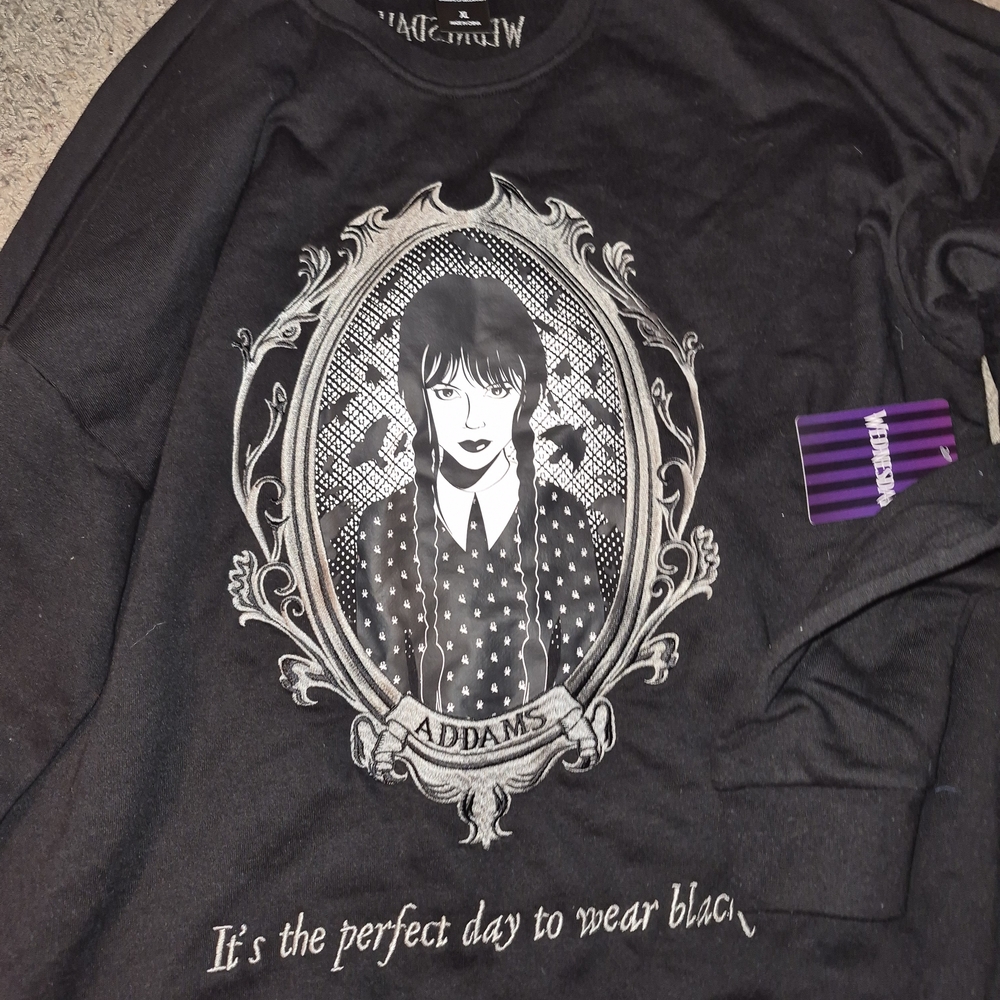 Black Addams Family Sweatshirt